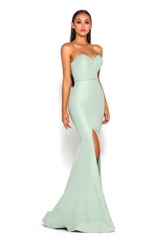 Araya Gown Olive front