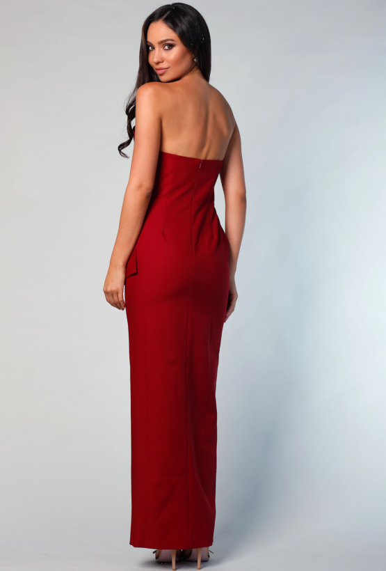 stellina gown wine back