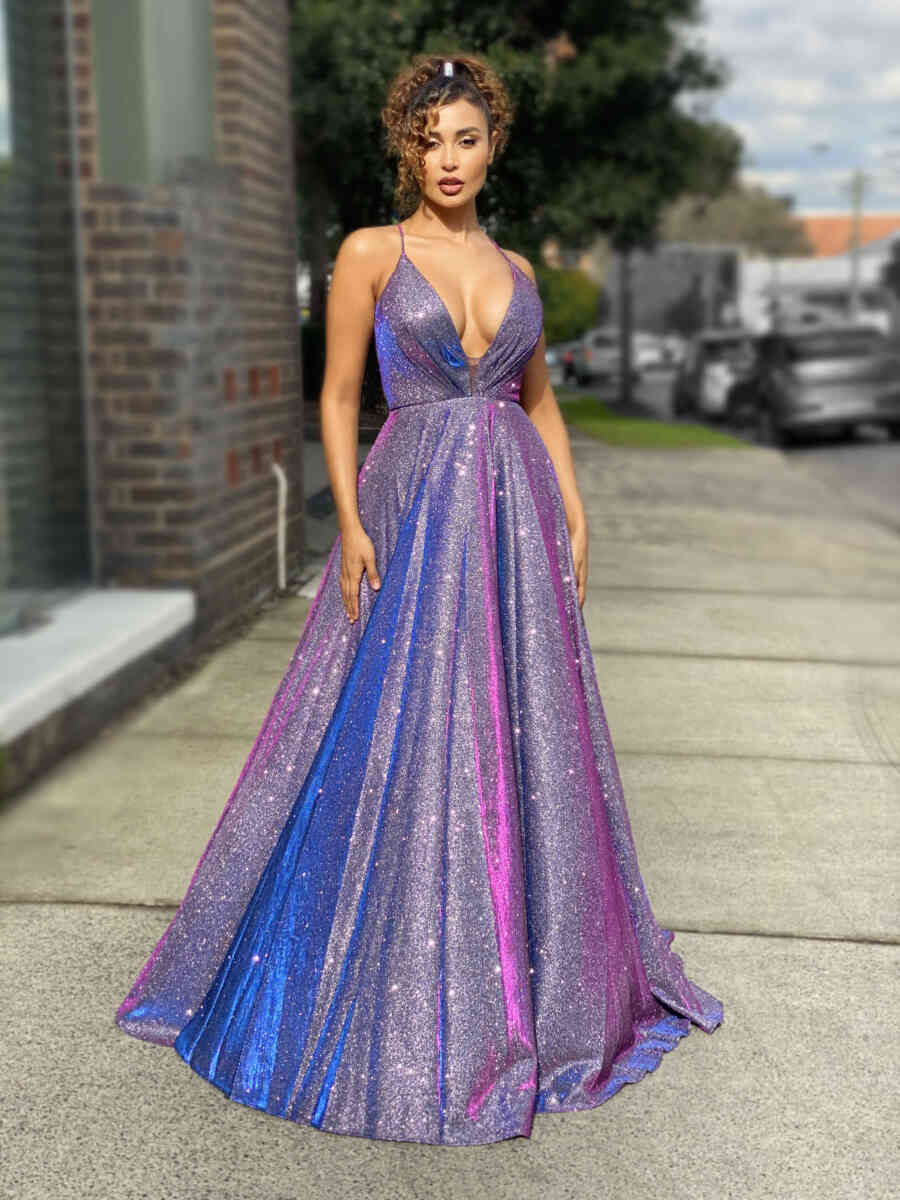 JX2106 GLITTER GOWN - After Dark