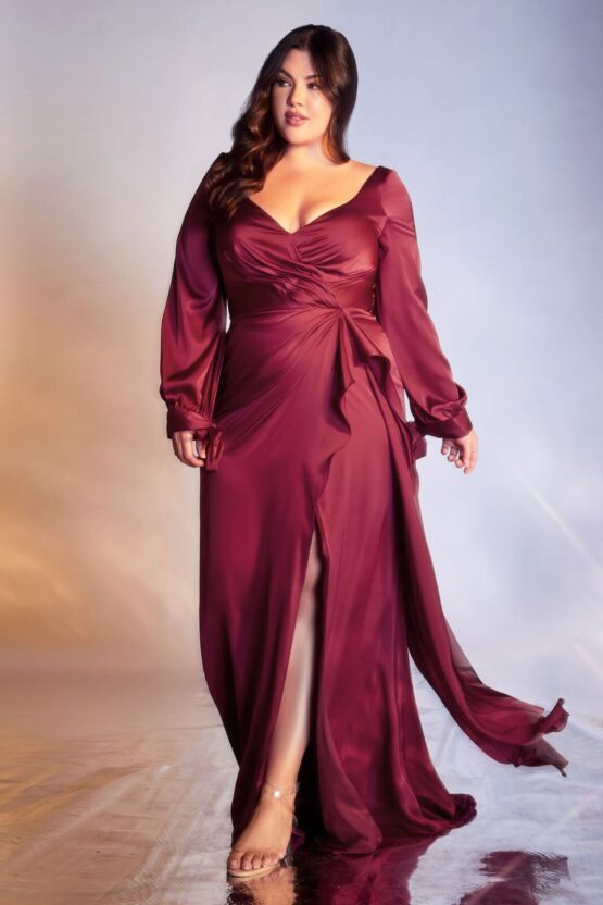 C8747-Burgundy-Plus-Gown