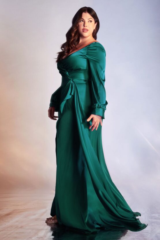 C8747-Emerald-Plus-Gown