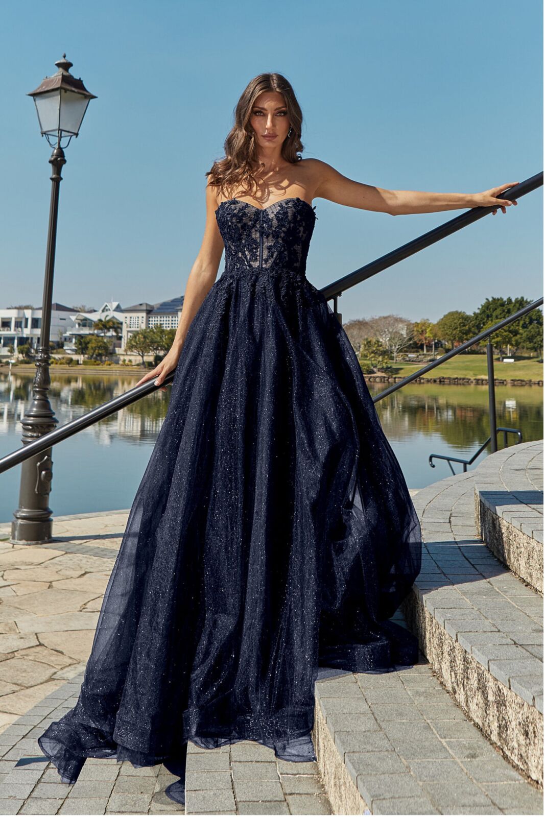 Missosology - Miss Universe 2019 Zozibini Tunzi, Miss South Africa 2019  competes on stage in an evening gown of her choice as a Top 10 finalist  during The MISS UNIVERSE® Competition airing